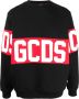 GCDS Trui met logoprint Zwart - Thumbnail 1