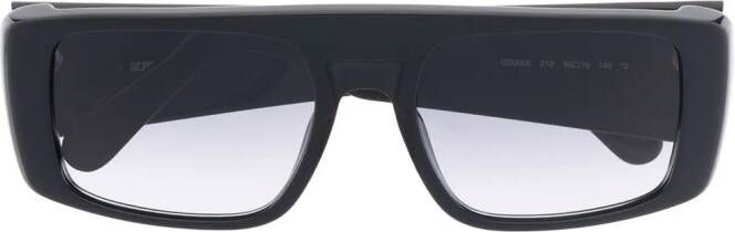 Gcds Zonnebril met rechthoekig montuur Zwart