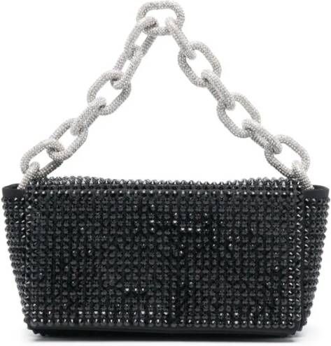 Gedebe My Dream clutch verfraaid met kristallen Zwart