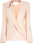 Genny Blazer met enkele rij knopen Beige - Thumbnail 1