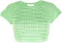 Genny Cropped top Groen - Thumbnail 1
