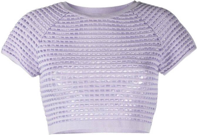Genny Cropped top Paars