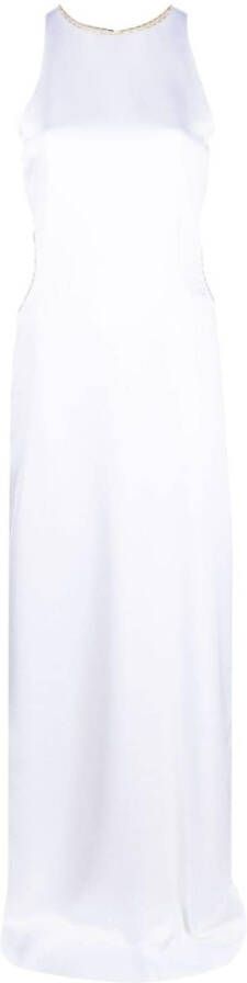 Genny Maxi-jurk met uitgesneden detail Wit