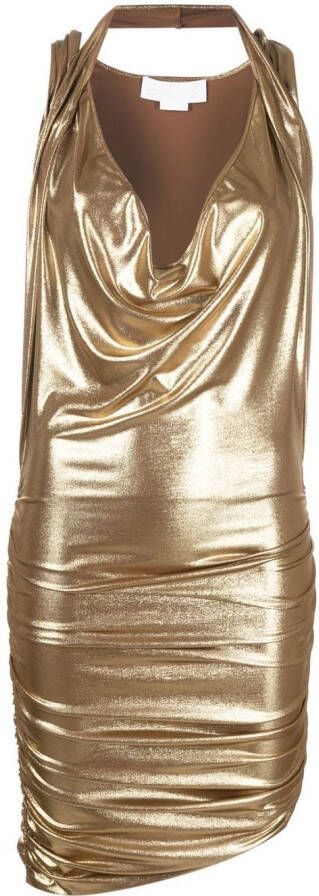 Genny Metallic jurk Goud