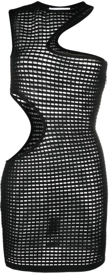 Genny Mini jurk met uitgesneden detail Zwart