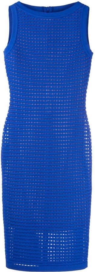 Genny Mouwloze mini-jurk Blauw