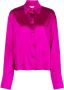 Genny Satijnen blouse Roze - Thumbnail 1