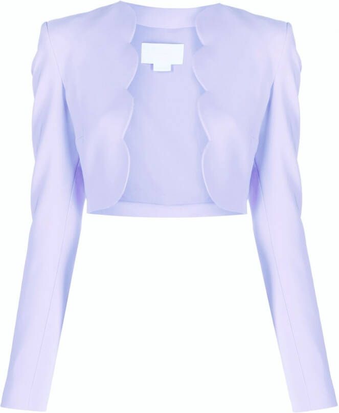 Genny Cropped blazer Paars