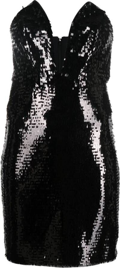 Genny Strapless jurk Zwart