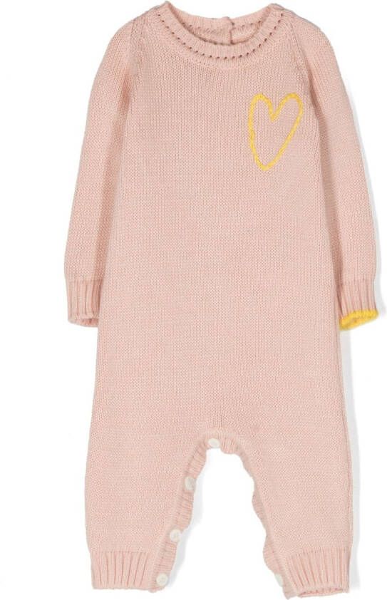 Gensami kids Trui met geborduurd hart Roze