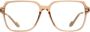 Gentle Monster Jeff bril met vierkant montuur Beige - Thumbnail 1