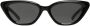 Gentle Monster Zonnebril met cat-eye montuur Zwart - Thumbnail 1