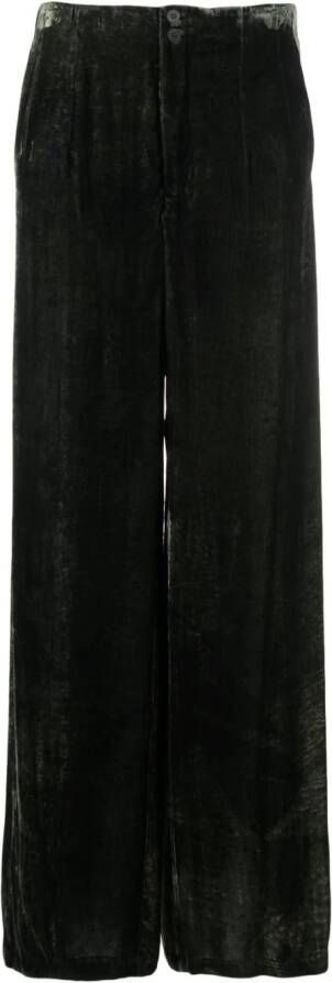 Gentry Portofino Broek met fluwelen-effect Groen