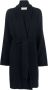 Gentry Portofino Jas met gestrikte taille Blauw - Thumbnail 1