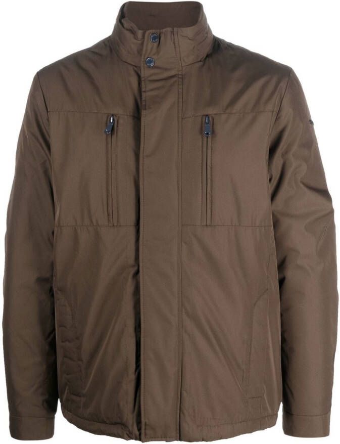 Geox Gewatteerd jack Bruin