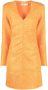 Gestuz Jurk met jacquard Oranje - Thumbnail 1