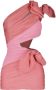 Giambattista Valli Asymmetrische mini-jurk Roze - Thumbnail 1