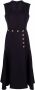 Giambattista Valli Jurk met knoopdetail Blauw - Thumbnail 1