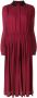 Giambattista Valli jurk met kraag van kant Rood - Thumbnail 1