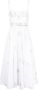 Giambattista Valli Midi-jurk met pailletten Wit - Thumbnail 1