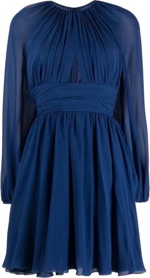Giambattista Valli Uitgesneden mini-jurk Blauw