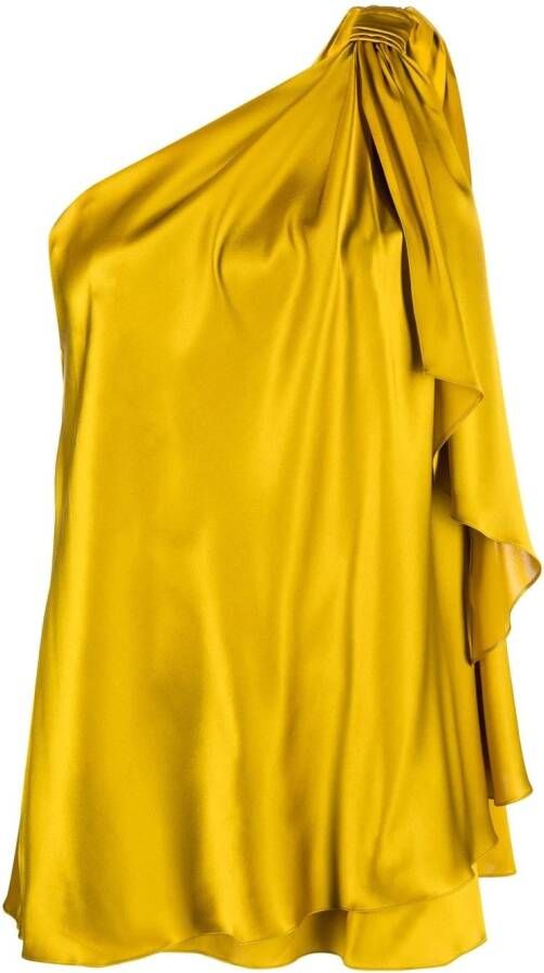 Gianluca Capannolo Asymmetrische blouse Geel