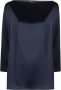 Gianluca Capannolo Blouse met boothals Blauw - Thumbnail 1