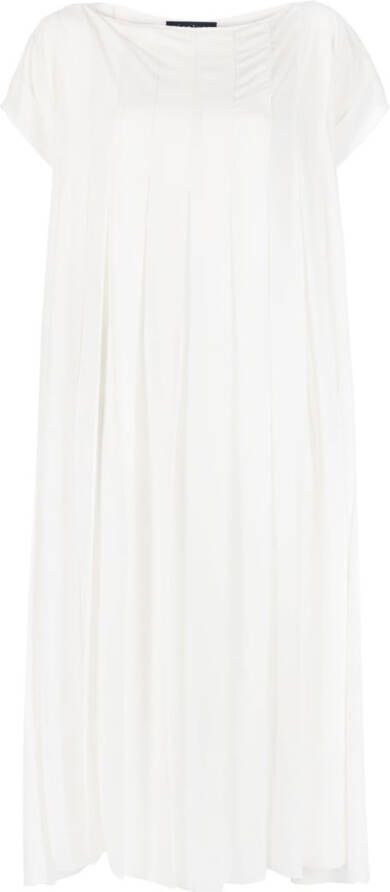 Gianluca Capannolo Geplooide midi-jurk Beige