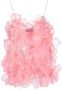 Gianluca Capannolo semi-sheer layered top Roze - Thumbnail 1