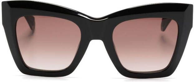 GIGI STUDIOS Gioia zonnebril met cat-eye montuur Zwart