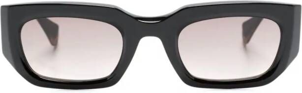 GIGI STUDIOS Natalie zonnebril met rechthoekig montuur Zwart