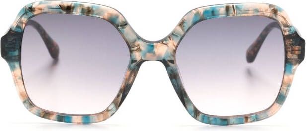 GIGI STUDIOS Renata zonnebril met oversized montuur Blauw