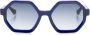 GIGI STUDIOS Shirley zonnebril met geometrisch montuur Blauw - Thumbnail 1