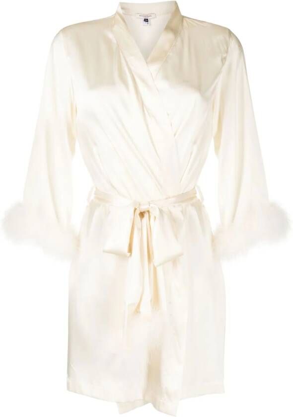 Gilda & Pearl Badjas met gestrikte taille Wit