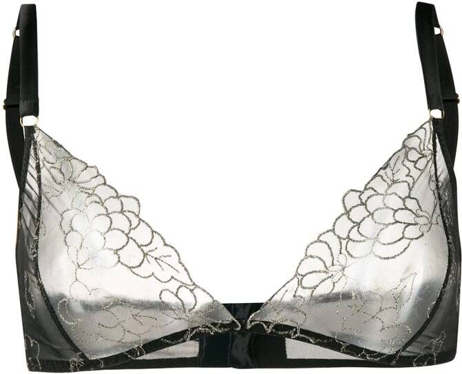 Gilda & Pearl Bh met glitter Zwart