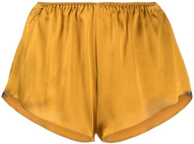 Gilda & Pearl Slim-fit shorts Goud