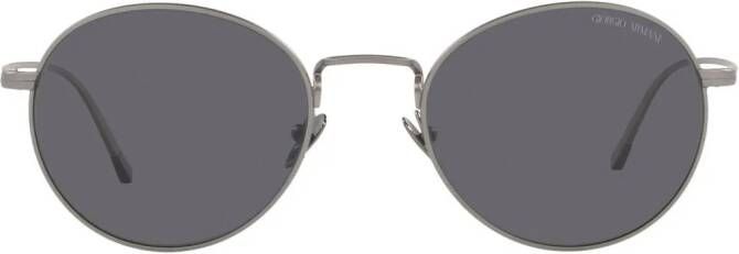 Giorgio Armani AR6125 zonnebril met rond montuur Grijs