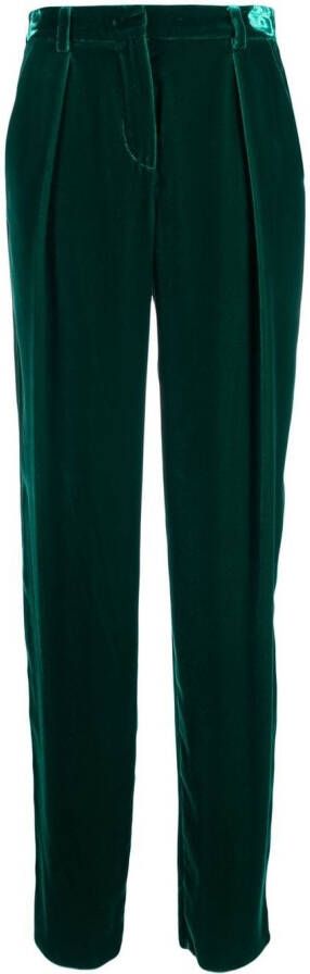 Giorgio Armani High waist broek Groen