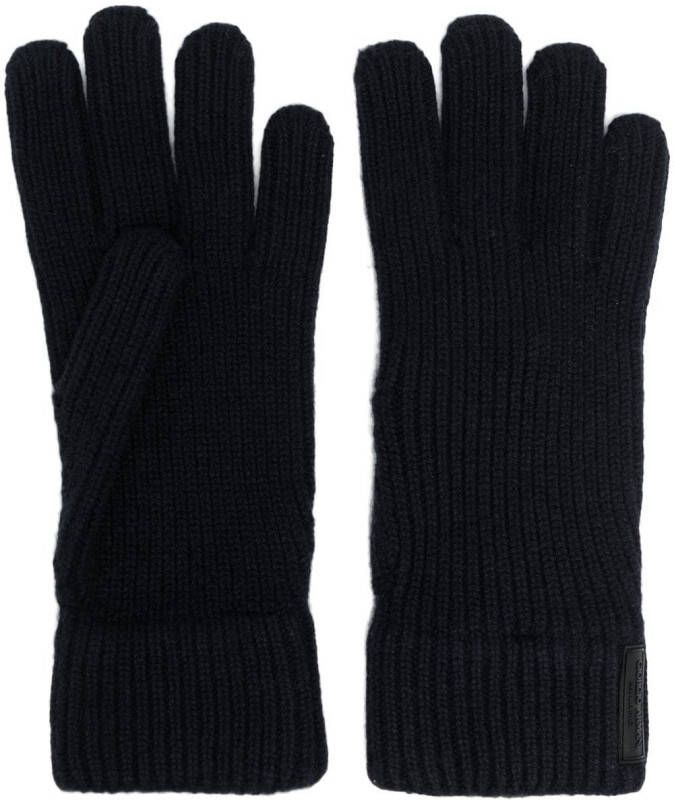Giorgio Armani Kasjmier handschoenen Blauw