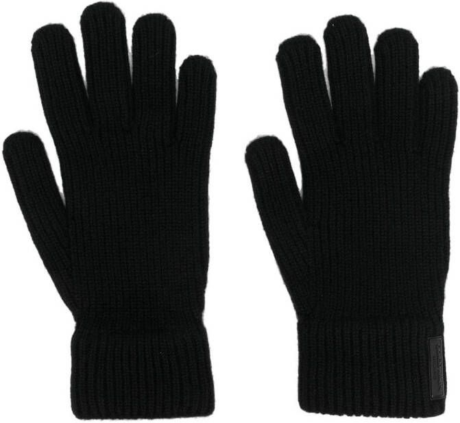 Giorgio Armani Kasjmier handschoenen Zwart