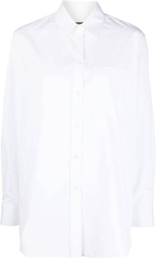 Giorgio Armani x 10 Corso Como blouse van popeline Wit