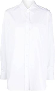 Giorgio Armani Katoenen blouse Wit
