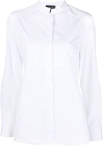 Giorgio Armani Katoenen blouse Wit