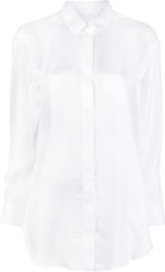 Giorgio Armani Zijden blouse Wit