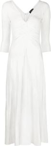 Giorgio Armani Mini-jurk met cropped mouwen Wit