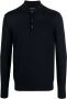 Giorgio Armani Poloshirt met knopen Blauw - Thumbnail 1