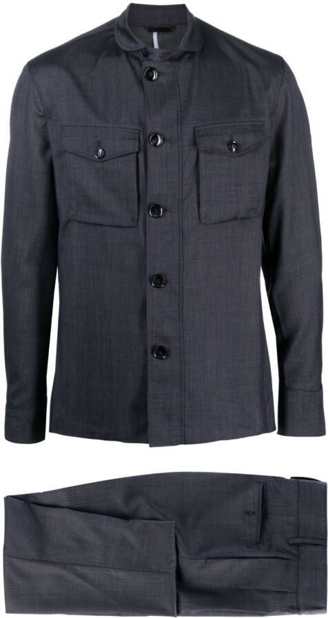 Giorgio Armani Tweedelig pak Blauw