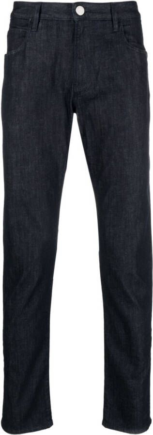 Giorgio Armani Slim-fit jeans Blauw