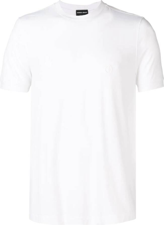 Giorgio Armani Slim-fit T-shirt Wit