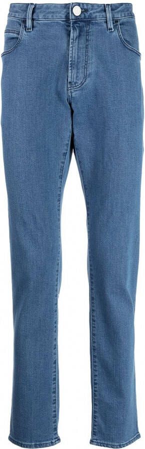 Giorgio Armani Straight jeans Blauw
